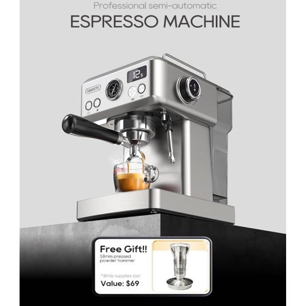 HiBREW H10A Semi Automatic Espresso Coffee Machine - Image 3
