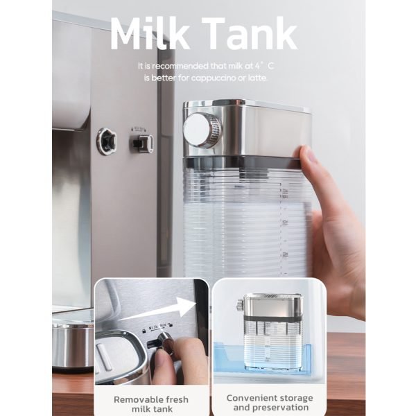 HiBREW H13A 3 in 1 Semi Automatic Coffee Machine - Image 4