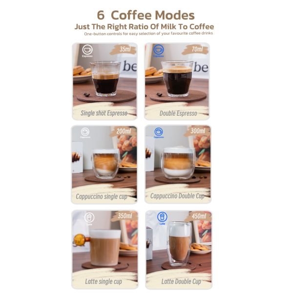 HiBREW H13A 3 in 1 Semi Automatic Coffee Machine - Image 5