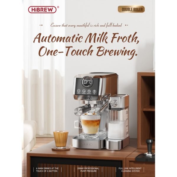 HiBREW H13A 3 in 1 Semi Automatic Coffee Machine - Image 7