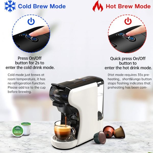 HiBREW H1A 4 IN 1 Expresso Coffee Machine - Image 6