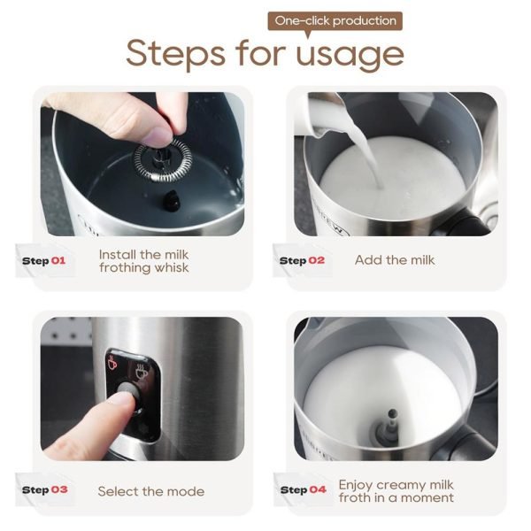 HiBREW M3A 4 in 1 Milk Frother - Image 7