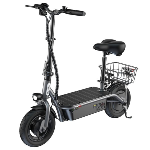 iScooter F2 Electric Scooter with Seat & Rear Basket - Image 4