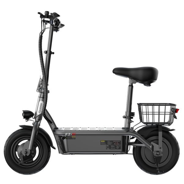iScooter F2 Electric Scooter with Seat & Rear Basket - Image 5