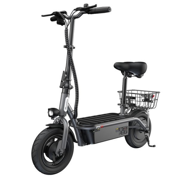 iScooter F2 Electric Scooter with Seat & Rear Basket - Image 6