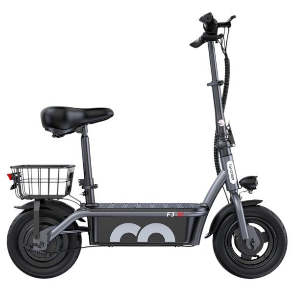iScooter F3 Electric Scooter with Seat & Rear Basket - Image 6