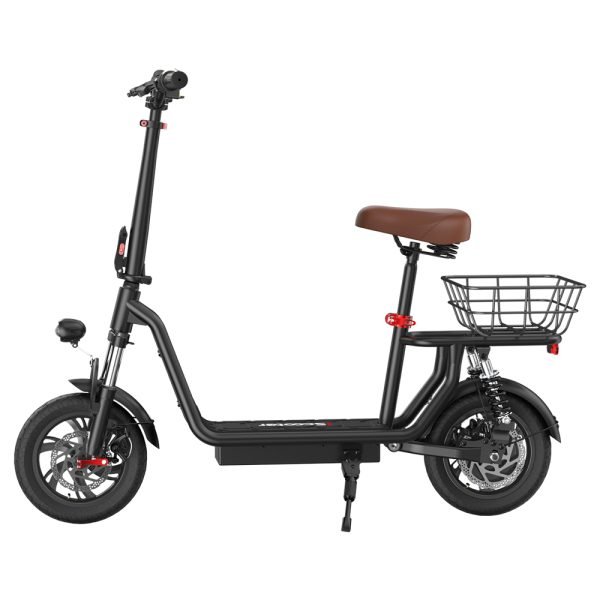 iScooter i12 Electric Scooter with Seat & Rear Basket - Image 2
