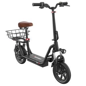 iScooter i12 Electric Scooter with Seat & Rear Basket