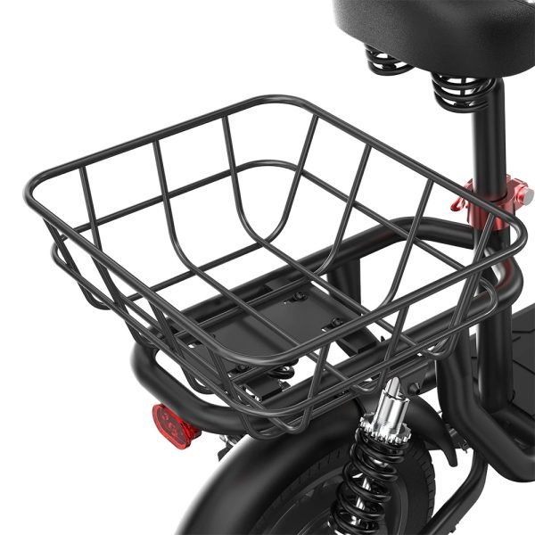 iScooter i12 Electric Scooter with Seat & Rear Basket - Image 6